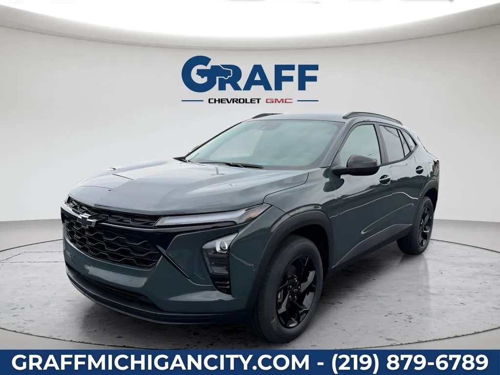 Gray 2026 Chevrolet Trax LT for sale in Michigan City, IN
