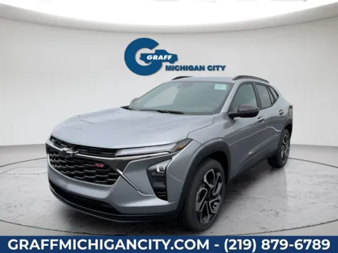 Gray 2026 Chevrolet Trax 2RS for sale in Michigan City, IN