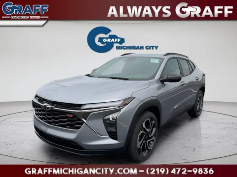 Gray 2026 Chevrolet Trax 2RS for sale in Michigan City, IN