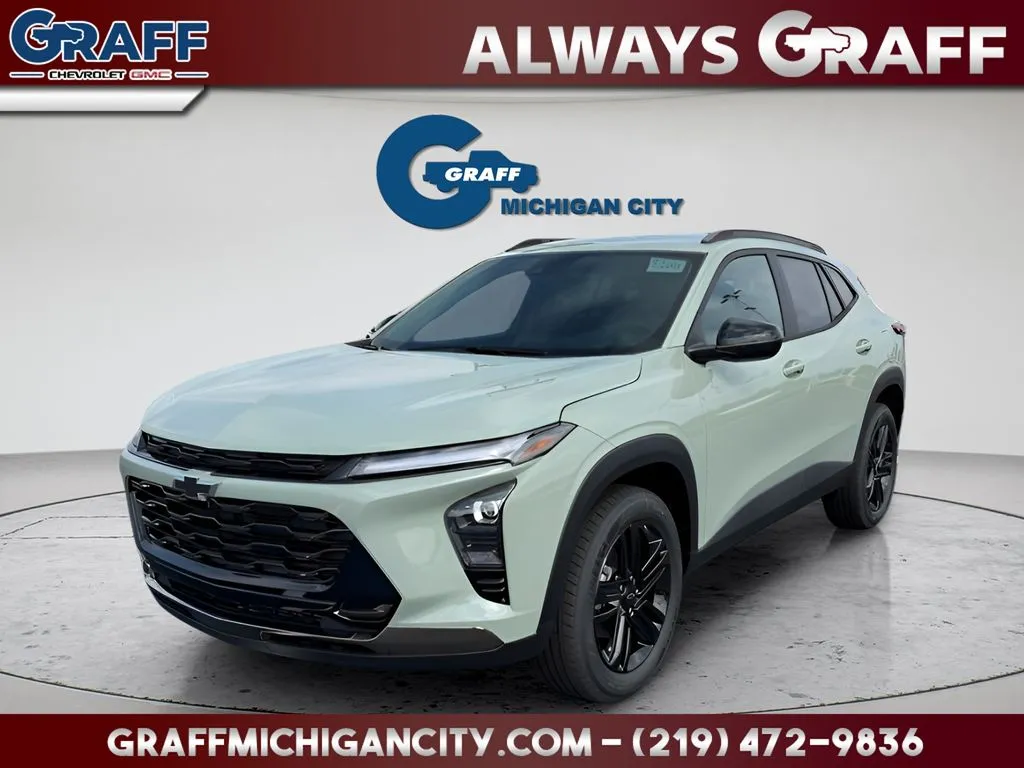 Green 2026 Chevrolet Trax ACTIV for sale in Michigan City, IN