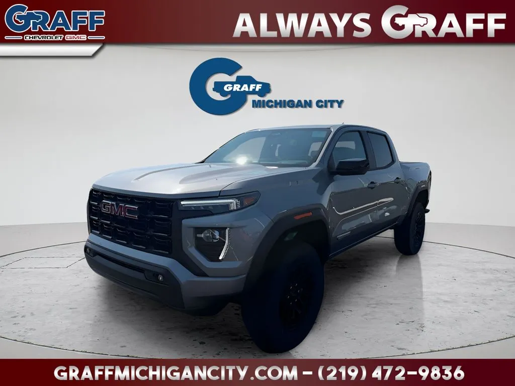 Gray 2026 GMC Canyon Elevation for sale in Michigan City, IN