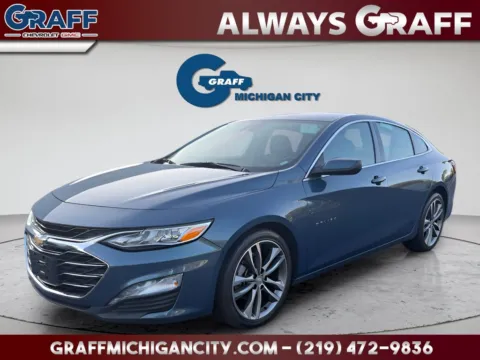 Blue 2024 Chevrolet Malibu LT for sale in Michigan City, IN