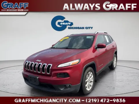 Red 2016 Jeep Cherokee Latitude for sale in Michigan City, IN