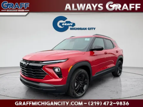 Red 2026 Chevrolet TrailBlazer LT for sale in Michigan City, IN