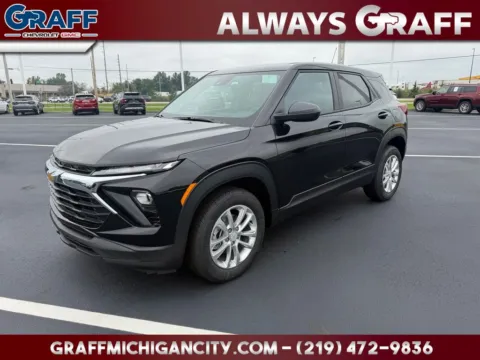 Black 2026 Chevrolet TrailBlazer LS for sale in Michigan City, IN