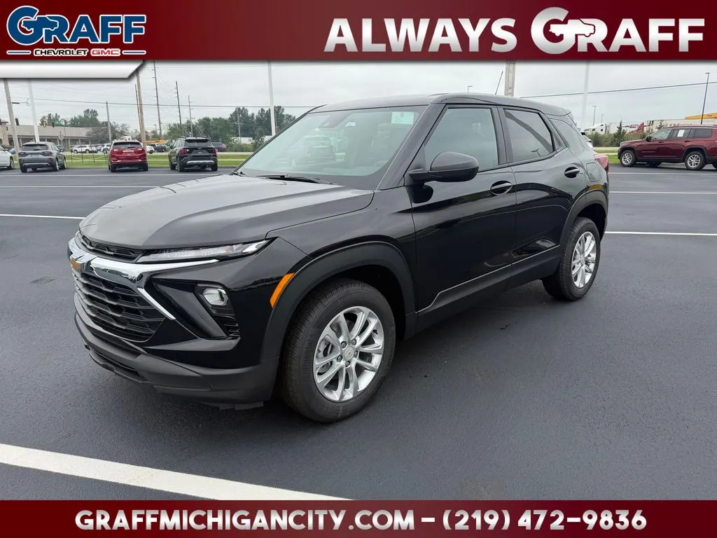 Black 2026 Chevrolet TrailBlazer LS for sale in Michigan City, IN