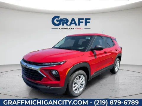 Red 2026 Chevrolet TrailBlazer LS for sale in Michigan City, IN