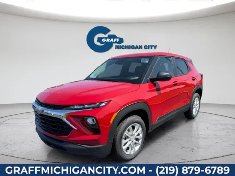 Red 2026 Chevrolet TrailBlazer LS for sale in Michigan City, IN