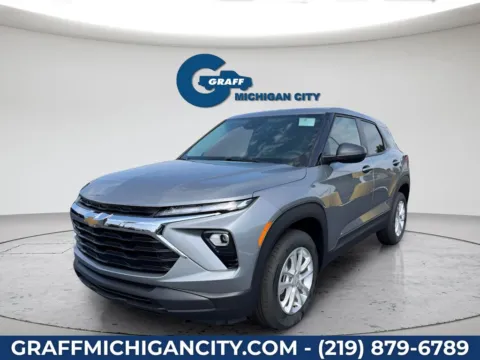 Gray 2026 Chevrolet TrailBlazer LS for sale in Michigan City, IN
