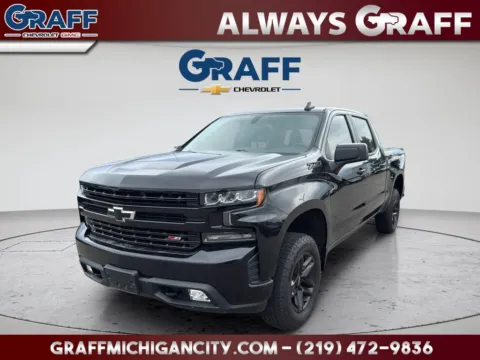 Black 2020 Chevrolet Silverado 1500 LT Trail Boss for sale in Michigan City, IN