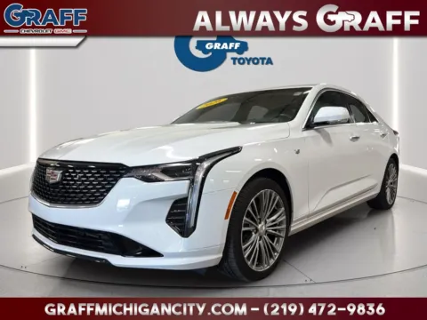 White 2020 Cadillac CT4 Premium Luxury for sale in Michigan City, IN