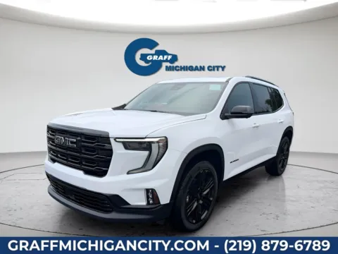 White 2026 GMC Acadia Elevation for sale in Michigan City, IN