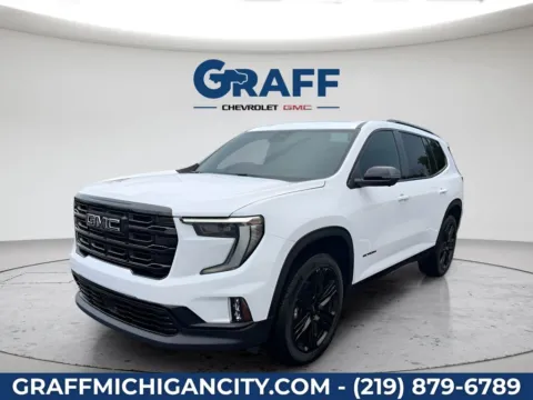 White 2026 GMC Acadia Elevation for sale in Michigan City, IN