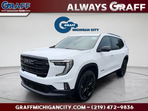 White 2026 GMC Acadia Elevation for sale in Michigan City, IN