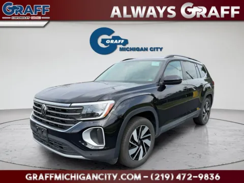 Black 2026 Volkswagen Atlas 2.0T SE w/Technology for sale in Michigan City, IN