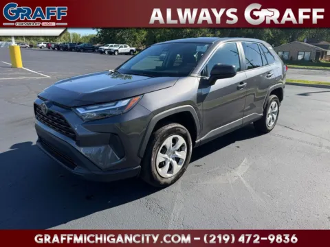 Gray 2024 Toyota RAV4 LE for sale in Michigan City, IN