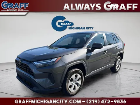 Gray 2024 Toyota RAV4 LE for sale in Michigan City, IN