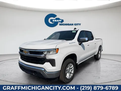 White 2026 Chevrolet Silverado 1500 LT for sale in Michigan City, IN