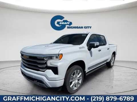 White 2026 Chevrolet Silverado 1500 High Country for sale in Michigan City, IN