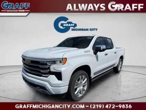 White 2026 Chevrolet Silverado 1500 High Country for sale in Michigan City, IN