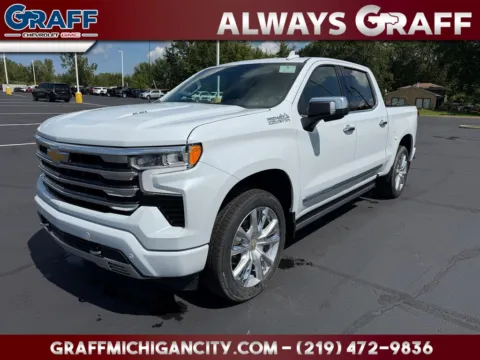 White 2026 Chevrolet Silverado 1500 High Country for sale in Michigan City, IN