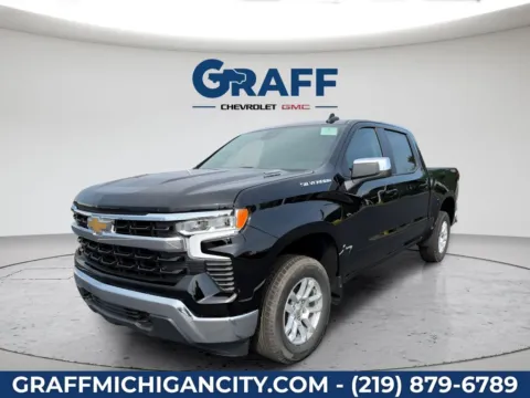 Black 2026 Chevrolet Silverado 1500 LT for sale in Michigan City, IN