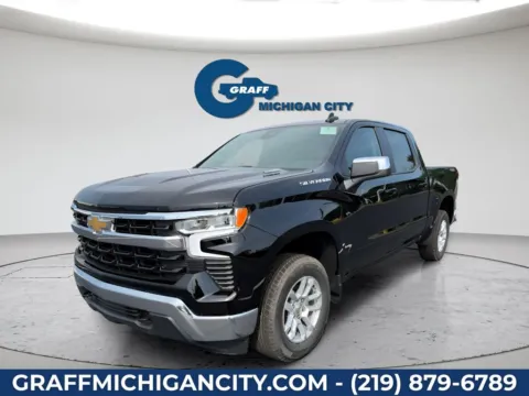 Black 2026 Chevrolet Silverado 1500 LT for sale in Michigan City, IN