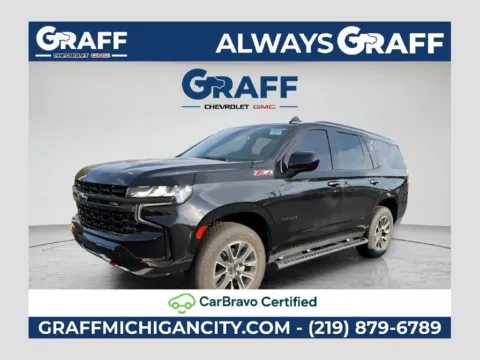 Black 2021 Chevrolet Tahoe Z71 for sale in Michigan City, IN