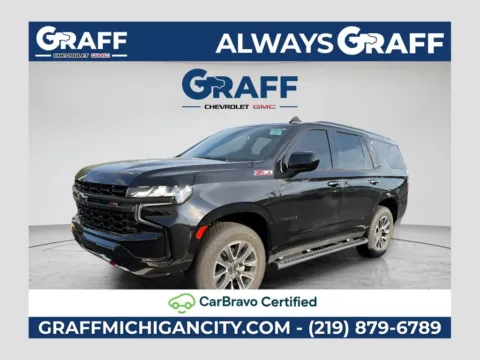 Black 2021 Chevrolet Tahoe Z71 for sale in Michigan City, IN