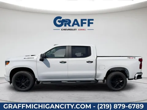 Photos of 2026 Chevrolet Silverado 1500 Custom for sale in Michigan City, IN at Graff Chevrolet GMC of Michigan City