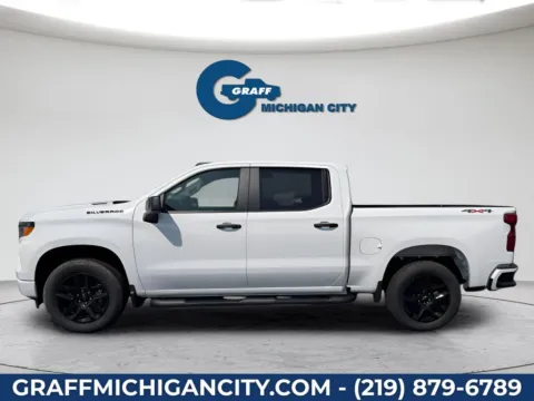 Photos of 2026 Chevrolet Silverado 1500 Custom for sale in Michigan City, IN at Graff Chevrolet GMC of Michigan City