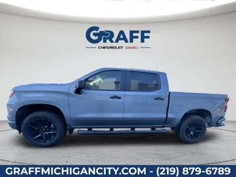 Photos of 2026 Chevrolet Silverado 1500 Custom for sale in Michigan City, IN at Graff Chevrolet GMC of Michigan City