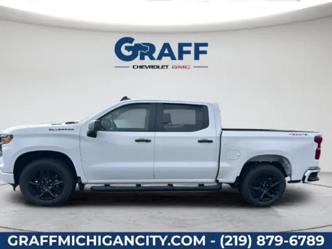 Photos of 2026 Chevrolet Silverado 1500 Custom for sale in Michigan City, IN at Graff Chevrolet GMC of Michigan City