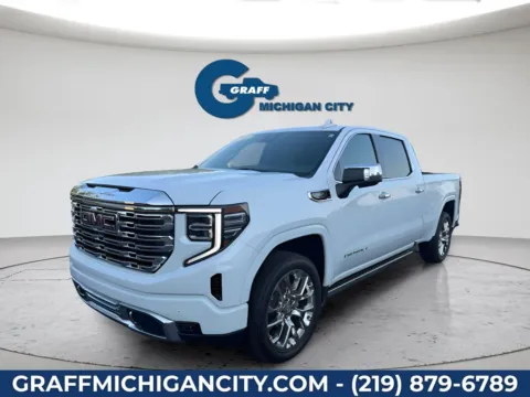 White 2026 GMC Sierra 1500 Denali for sale in Michigan City, IN