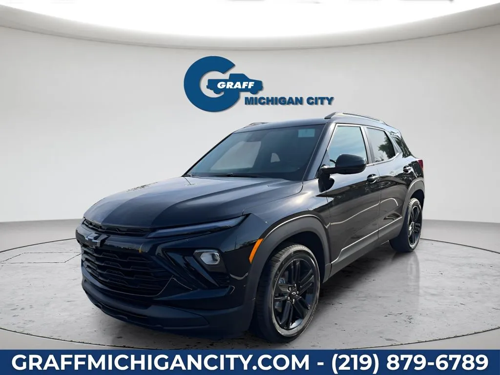 Black 2026 Chevrolet TrailBlazer LT for sale in Michigan City, IN