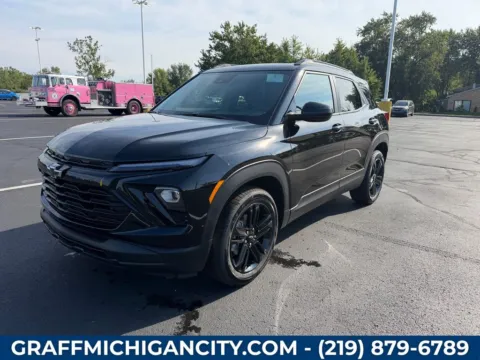 Black 2026 Chevrolet TrailBlazer LT for sale in Michigan City, IN