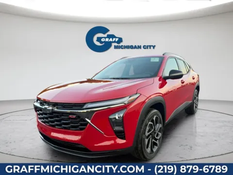Red 2026 Chevrolet Trax 2RS for sale in Michigan City, IN