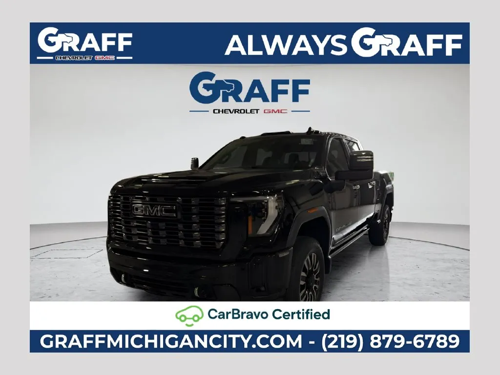 Black 2025 GMC Sierra 2500 HD Denali Ultimate for sale in Michigan City, IN
