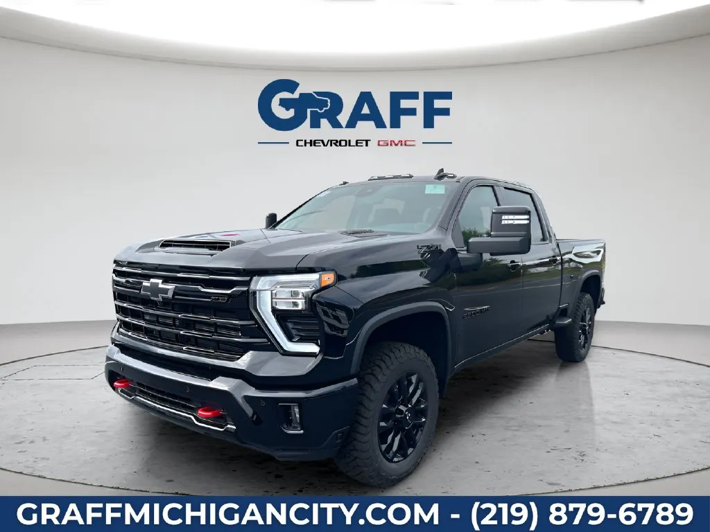 Black 2026 Chevrolet Silverado 2500 HD LTZ for sale in Michigan City, IN