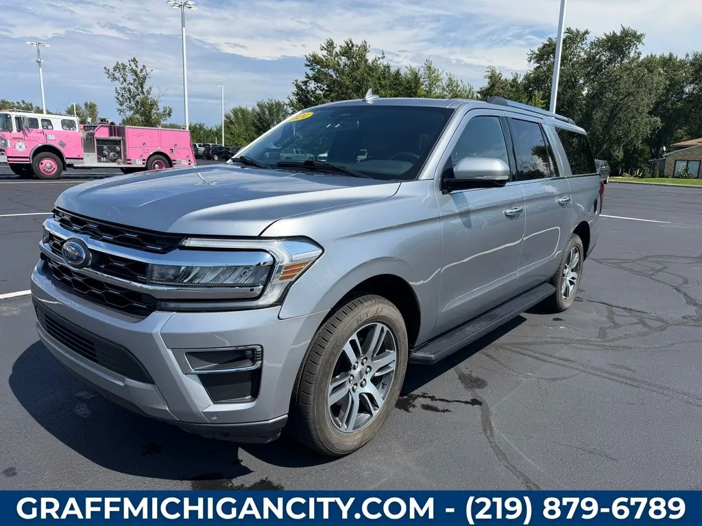 Silver 2024 Ford Expedition Max Limited for sale in Michigan City, IN