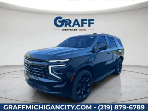 Black 2026 Chevrolet Tahoe RST for sale in Michigan City, IN