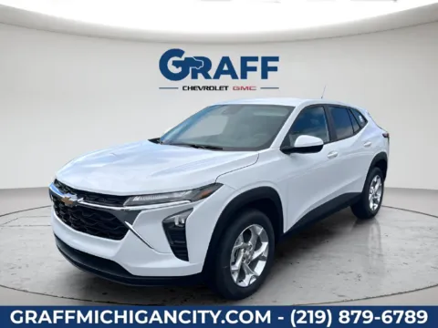 White 2026 Chevrolet Trax LS for sale in Michigan City, IN