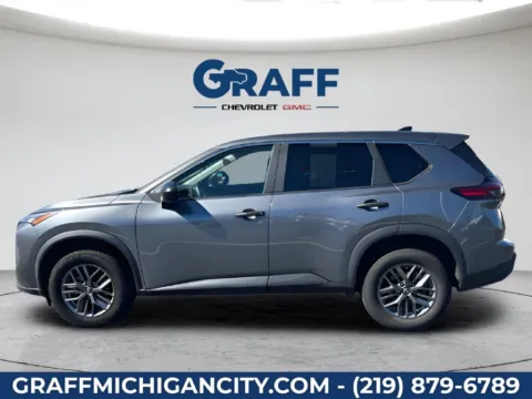 Photos of 2024 Nissan Rogue S for sale in Michigan City, IN at Graff Chevrolet GMC of Michigan City