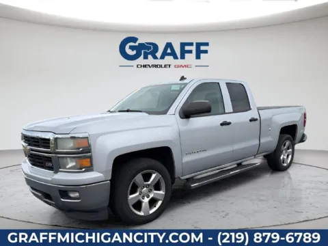 Silver 2014 Chevrolet Silverado 1500 LT for sale in Michigan City, IN