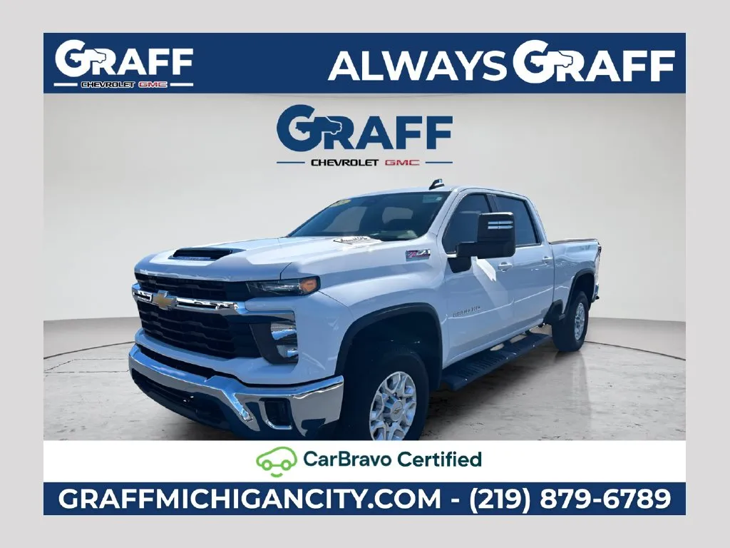 White 2024 Chevrolet Silverado 2500 HD LT for sale in Michigan City, IN
