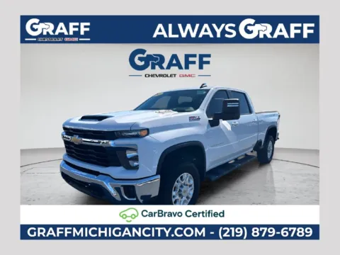 White 2024 Chevrolet Silverado 2500 HD LT for sale in Michigan City, IN