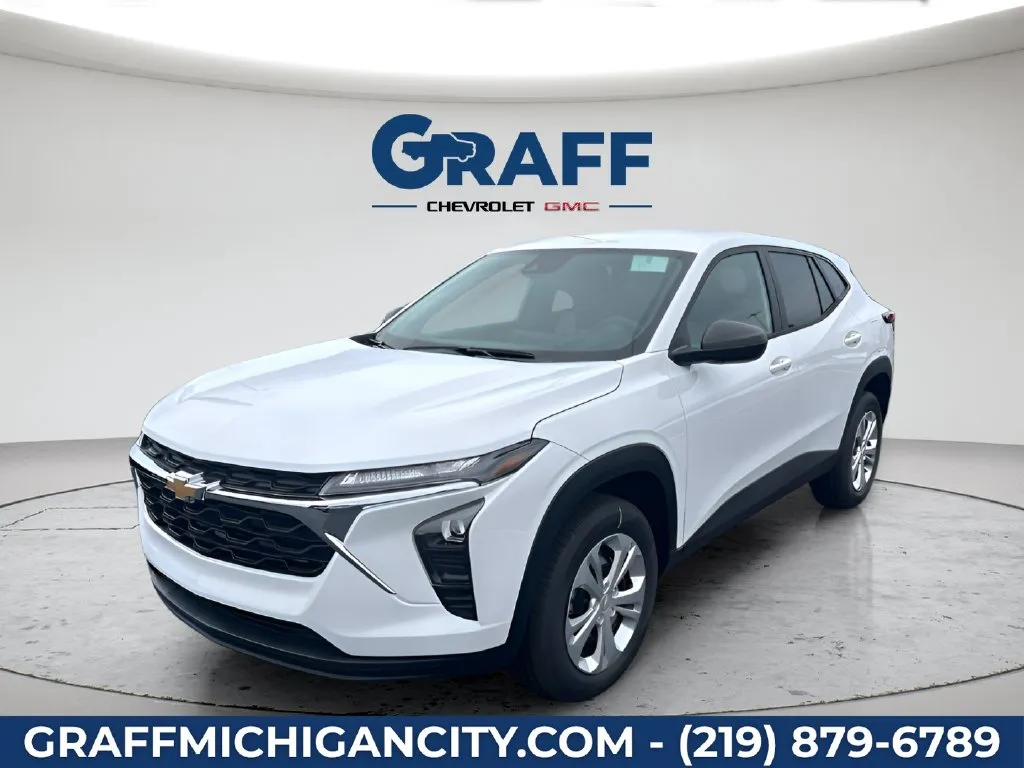 White 2026 Chevrolet Trax LS for sale in Michigan City, IN