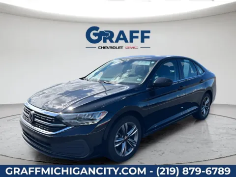 Black 2024 Volkswagen Jetta 1.5T SE for sale in Michigan City, IN