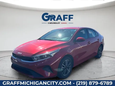 Red 2024 Kia Forte LXS for sale in Michigan City, IN