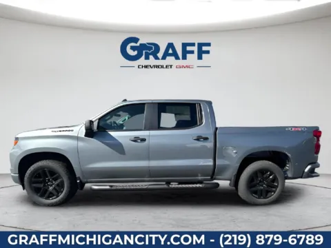 Photos of 2026 Chevrolet Silverado 1500 Custom for sale in Michigan City, IN at Graff Chevrolet GMC of Michigan City